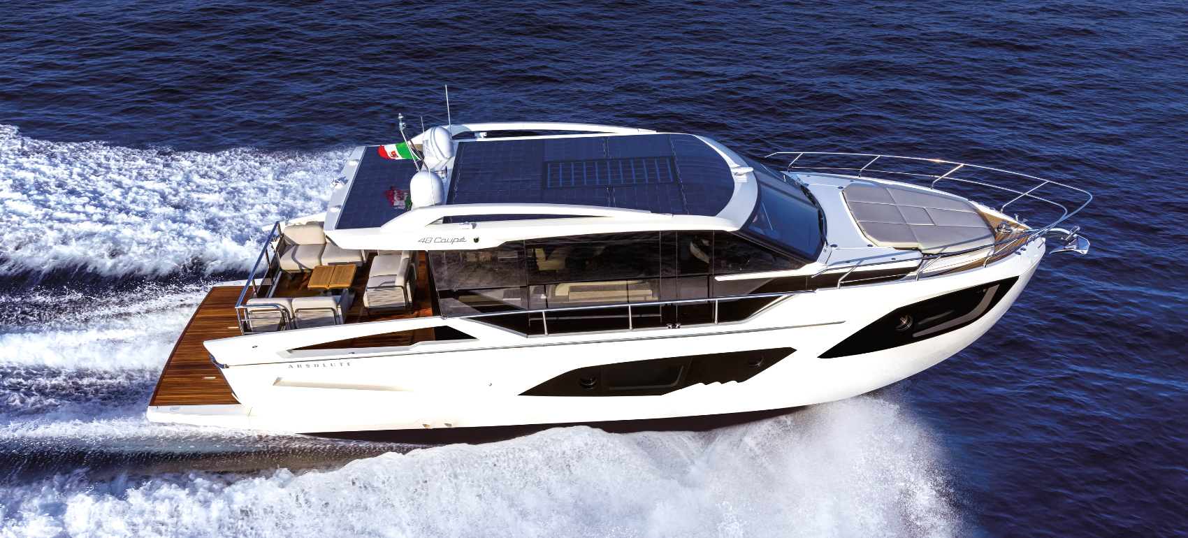  Absolute Yachts: vetri fotovoltaici strutturali, barche, motoscafi